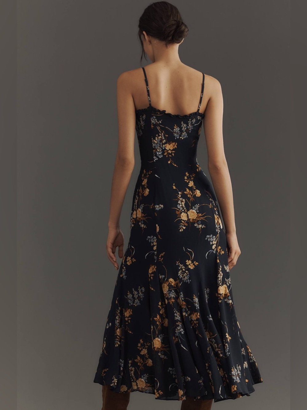 NEW REFORMATION Lilibet Dress in Navy Size 12 - Picture 13 of 13